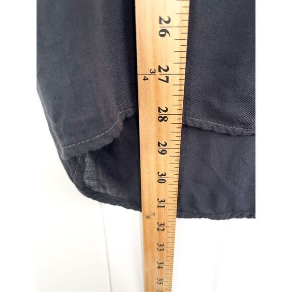 Bella Dahl Black Rayon Dress Tunic V Neck Long Sleeve for Career or Work Size S - Picture 5 of 10